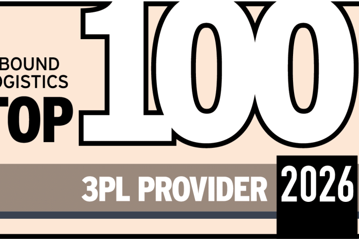 Top 100 3PL badge by Inbound Logistics, 2026